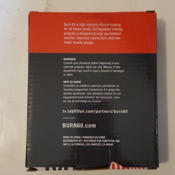 Burn 60 resistance bands fab fit fun set of 3 - Picture 2 of 6